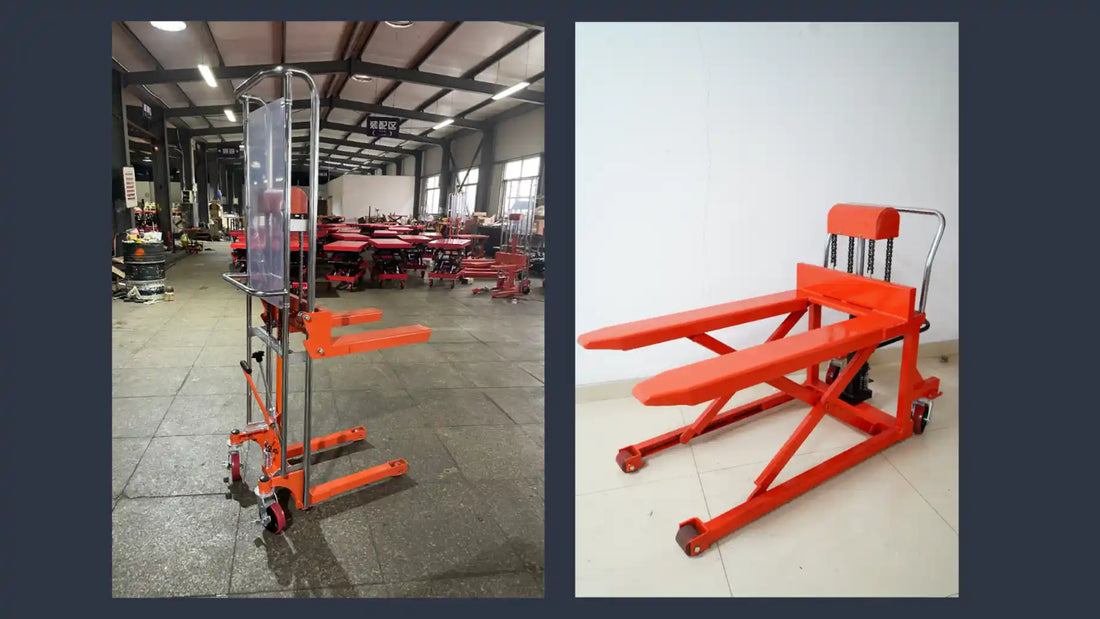 Ultimate guide to hydraulic pallet stackers - industrial manual stacker and scissor lift stacker