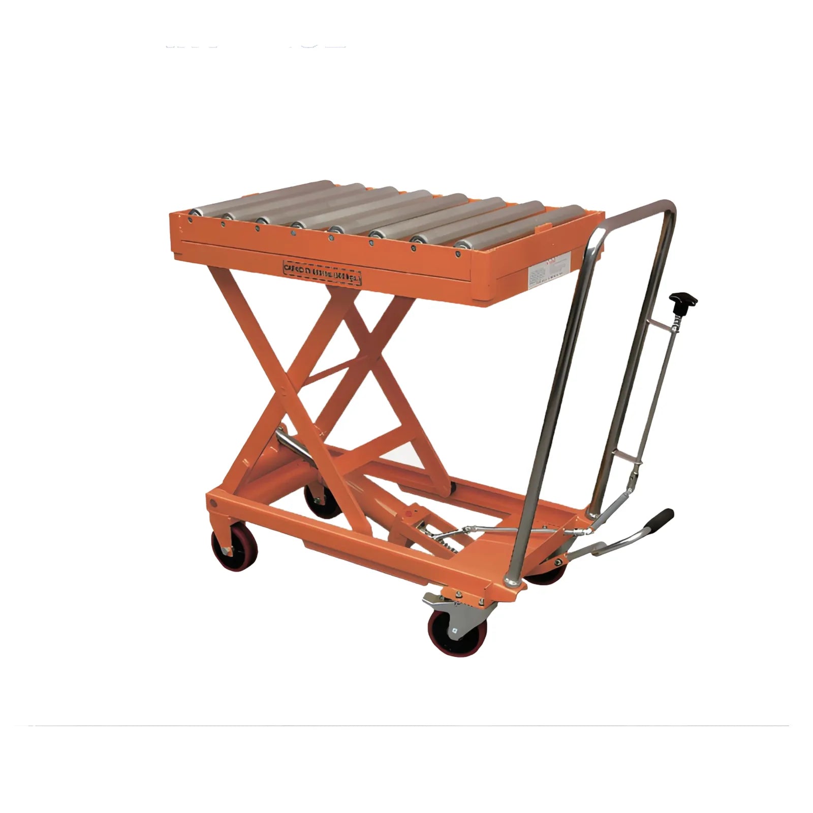 KINGRISE custom industrial hydraulic lift table with roller ball transfer top for conveyor systems