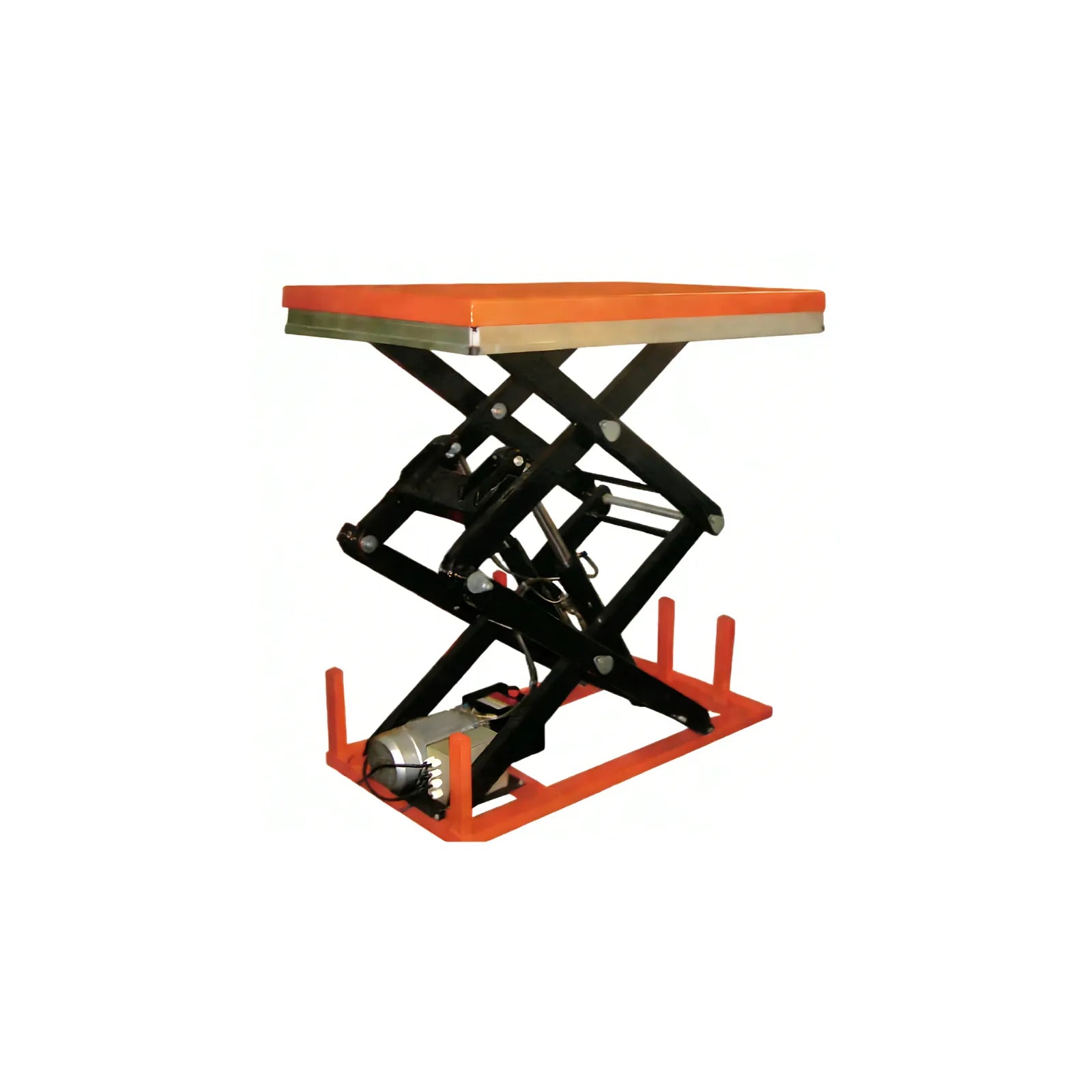 KINGRISE heavy duty industrial stationary scissor lift table platform for factory production lines