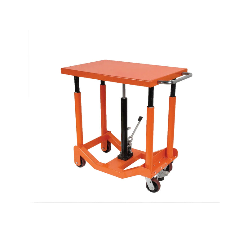 KINGRISE manual hydraulic die lift table with vertical post mechanism for tool and die handling