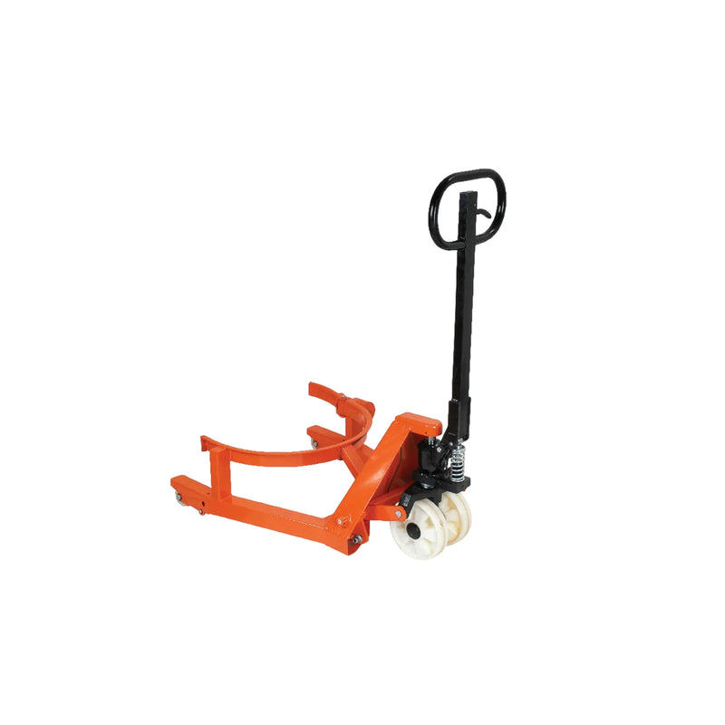 KINGRISE manual hydraulic drum handler and barrel lifter trolley for industrial oil drum moving
