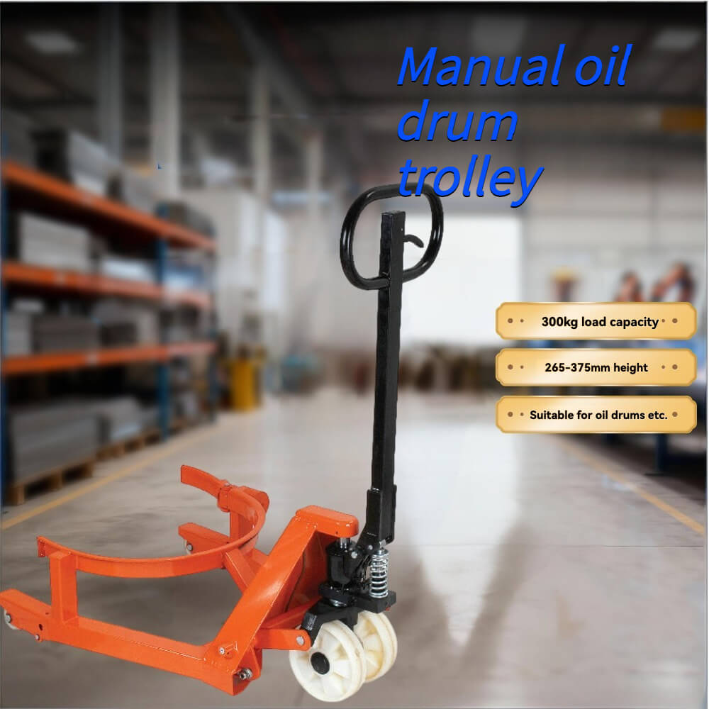 TY 30 Industrial Manual Drum Lifter & Pallet Transporter | 660lb (300kg) Capacity | Eagle-Grip Hydraulic Drum Handler | Factory Direct
