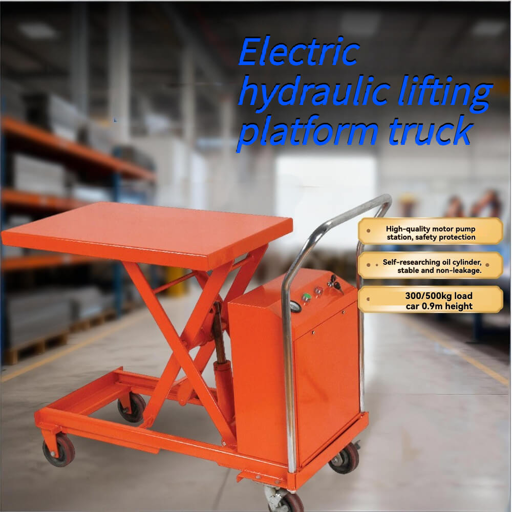 ETF30/ETF50 Electric Lift Platform Cart | Factory Price 300/500kg Load Portable Work Lift
