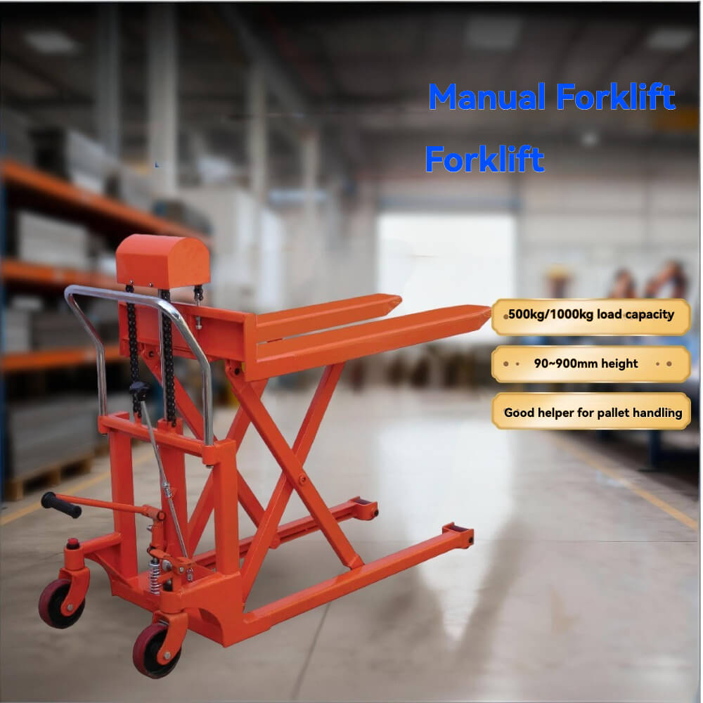QSD Series High Lift Hydraulic Pallet Jack | 1100lb/2200lb Capacity | 35" Max Lift Height & 43" Forks | Factory Direct Scissor Lift Pallet Truck