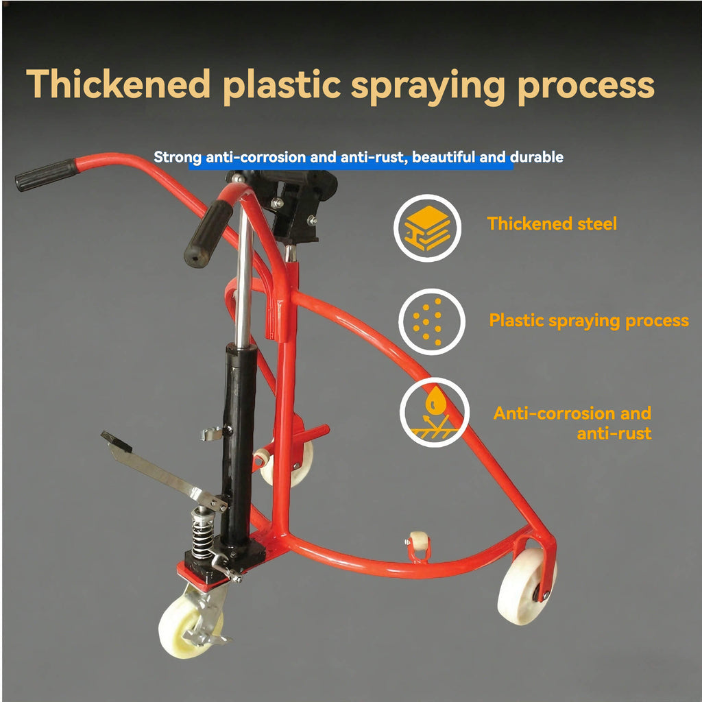 TY 30-2 Manual Hydraulic Drum Truck | 660lb (300kg) Capacity Drum Lifter & Transporter | Eagle-Grip Mobile Drum Handler | Factory Direct