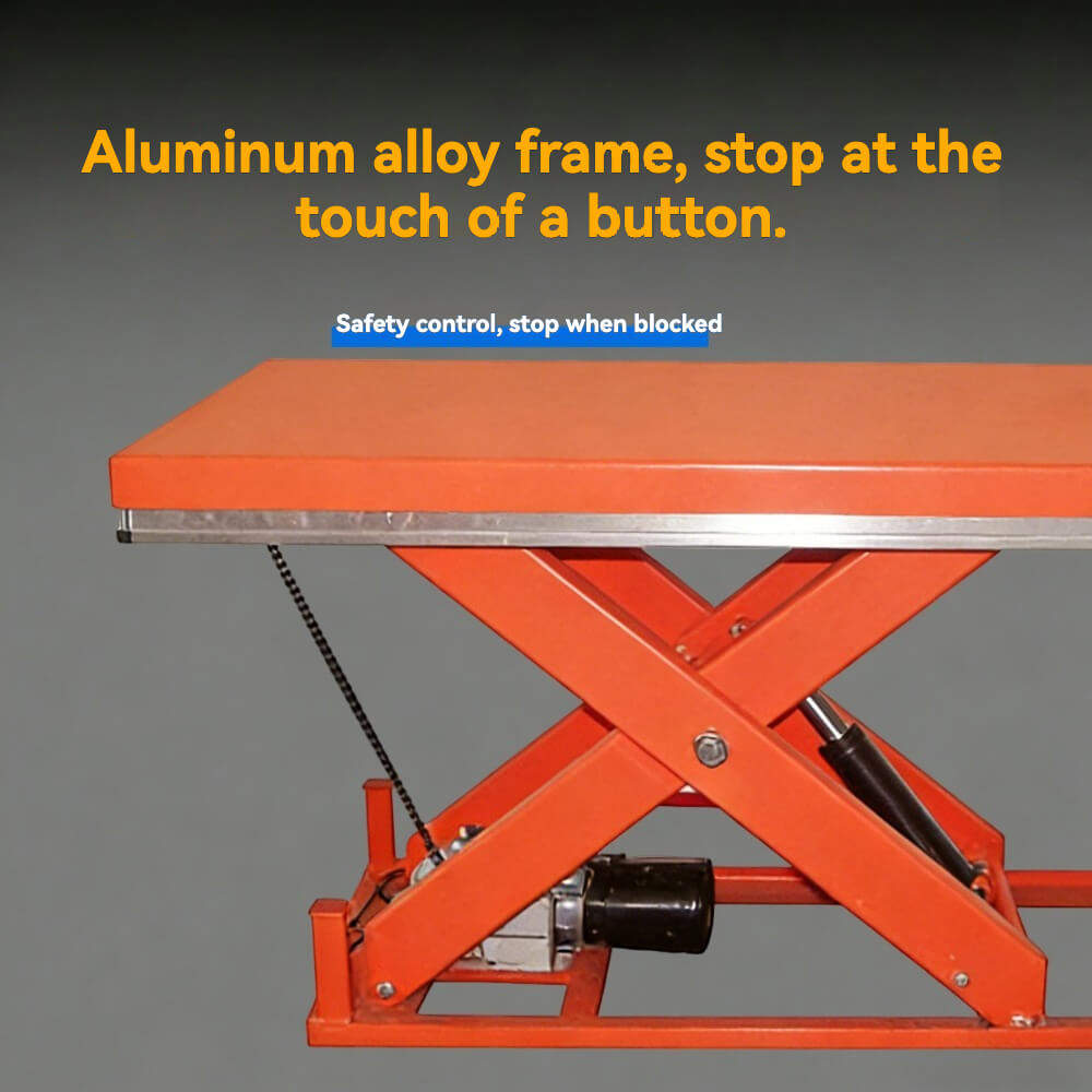 KINGRISE 4-Ton/5-Ton Heavy-Duty Stationary Electric Lift Table | Industrial Scissor Lift Platform | High Capacity Material Transfer | 4000kg-5000kg Payload | Max 2m Elevation