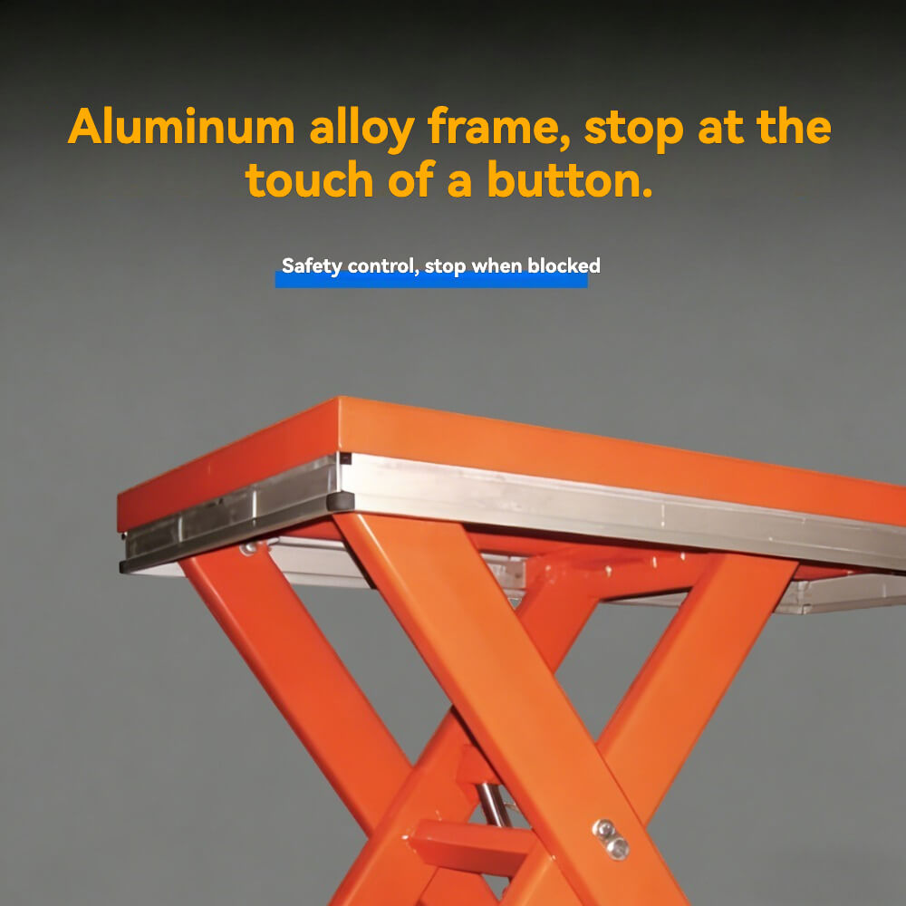 KINGRISE 2-Ton (2000kg) Stationary Electric Hydraulic Lift Table | 1.05m Lift Height | Industrial Grade Scissor Lift Platform | Heavy Duty Freight Lift & Material Transfer