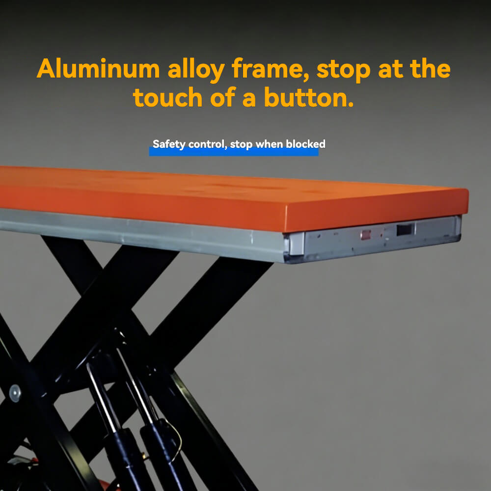 KINGRISE ETT系列5吨重型电动双剪叉式升降台 | 3.6米超长平台 | 5000公斤承重 | 工业垂直货物升降机，适用于长型物料