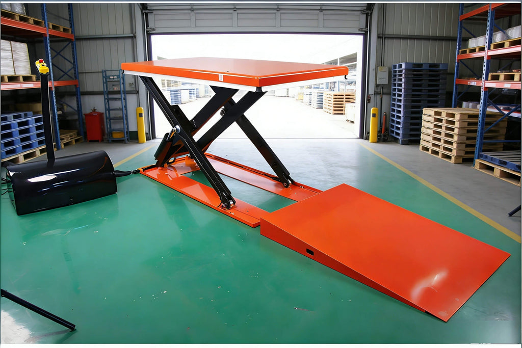 ETY Series Electric Lift Platform 1000/1500/2000kg Load 85mm Minimum Height Multi-Size Worktable Industrial Lifting Cart
