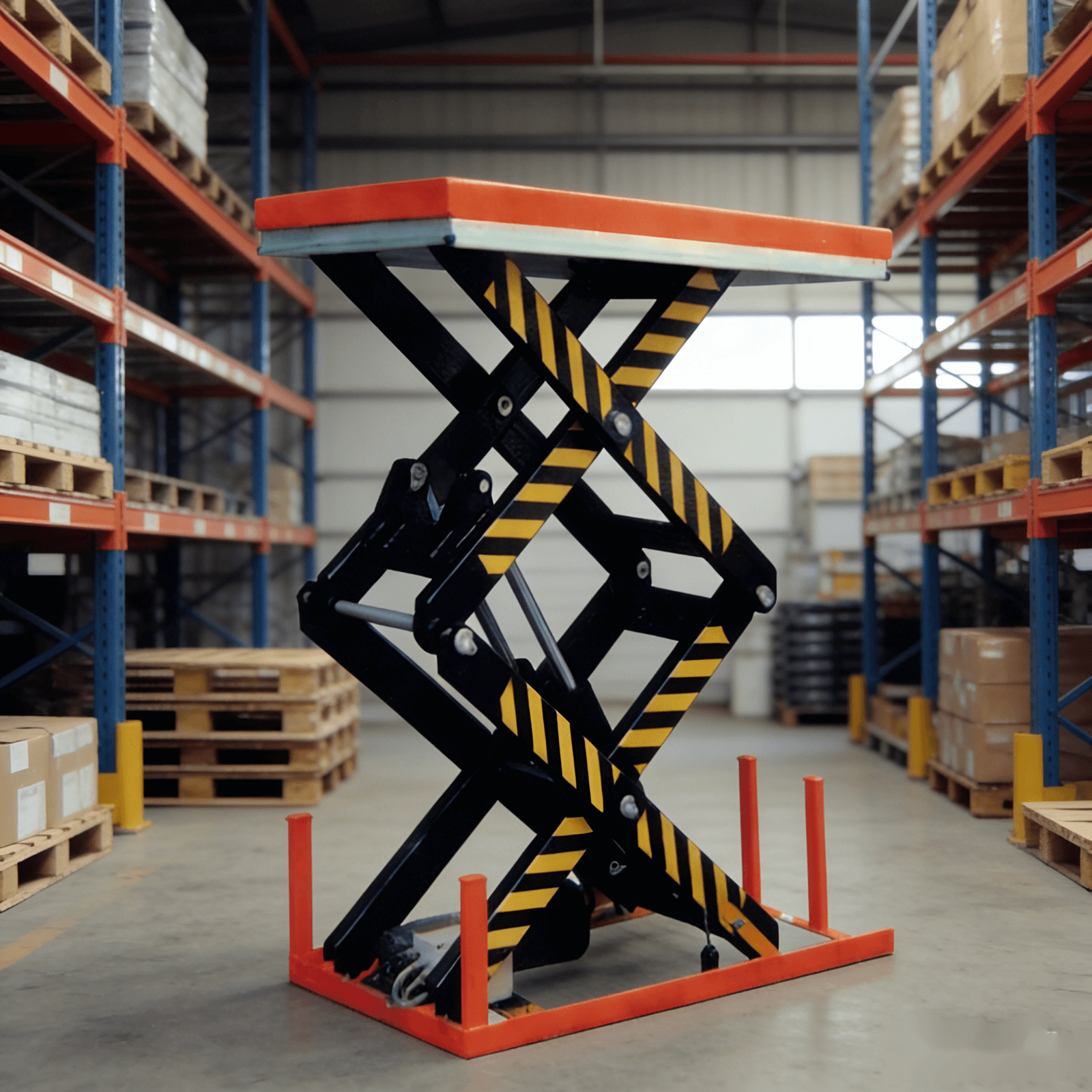 KINGRISE 2-Ton Stationary Electric Scissor Lift Table | 1.78m High Vertical Stroke | 2000kg Heavy Duty Hydraulic Platform | Industrial Freight Lift | ETW Series