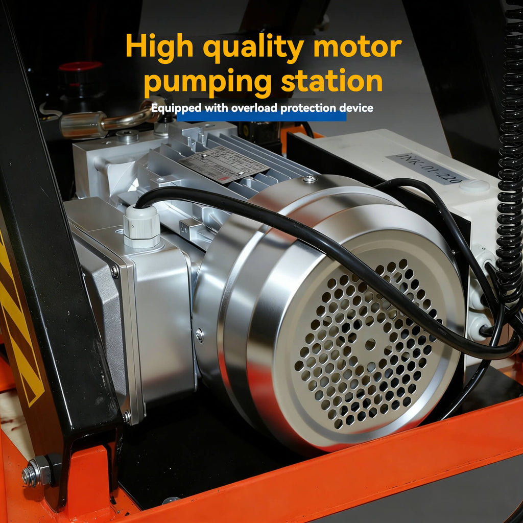 KINGRISE ETT系列5吨重型电动双剪叉式升降台 | 3.6米超长平台 | 5000公斤承重 | 工业垂直货物升降机，适用于长型物料