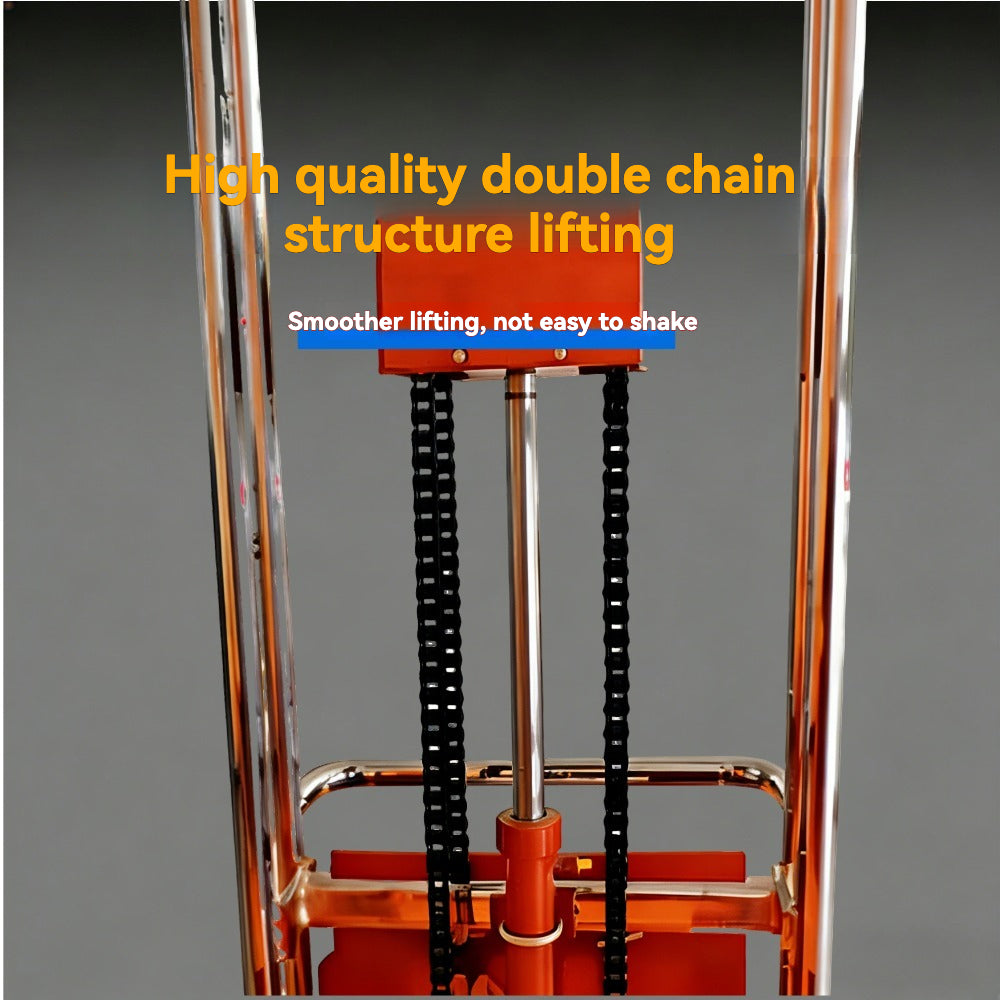 ETF40 Electric Stacker 400kg Load Capacity | 1100–1700mm Electric Lift | Factory Price Warehouse Material Handling Equipment