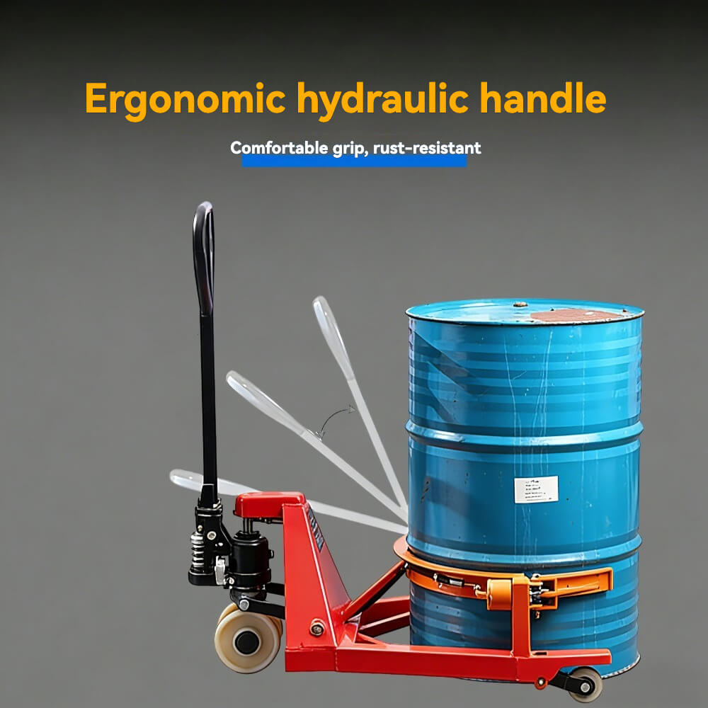 TY 30 Industrial Manual Drum Lifter & Pallet Transporter | 660lb (300kg) Capacity | Eagle-Grip Hydraulic Drum Handler | Factory Direct