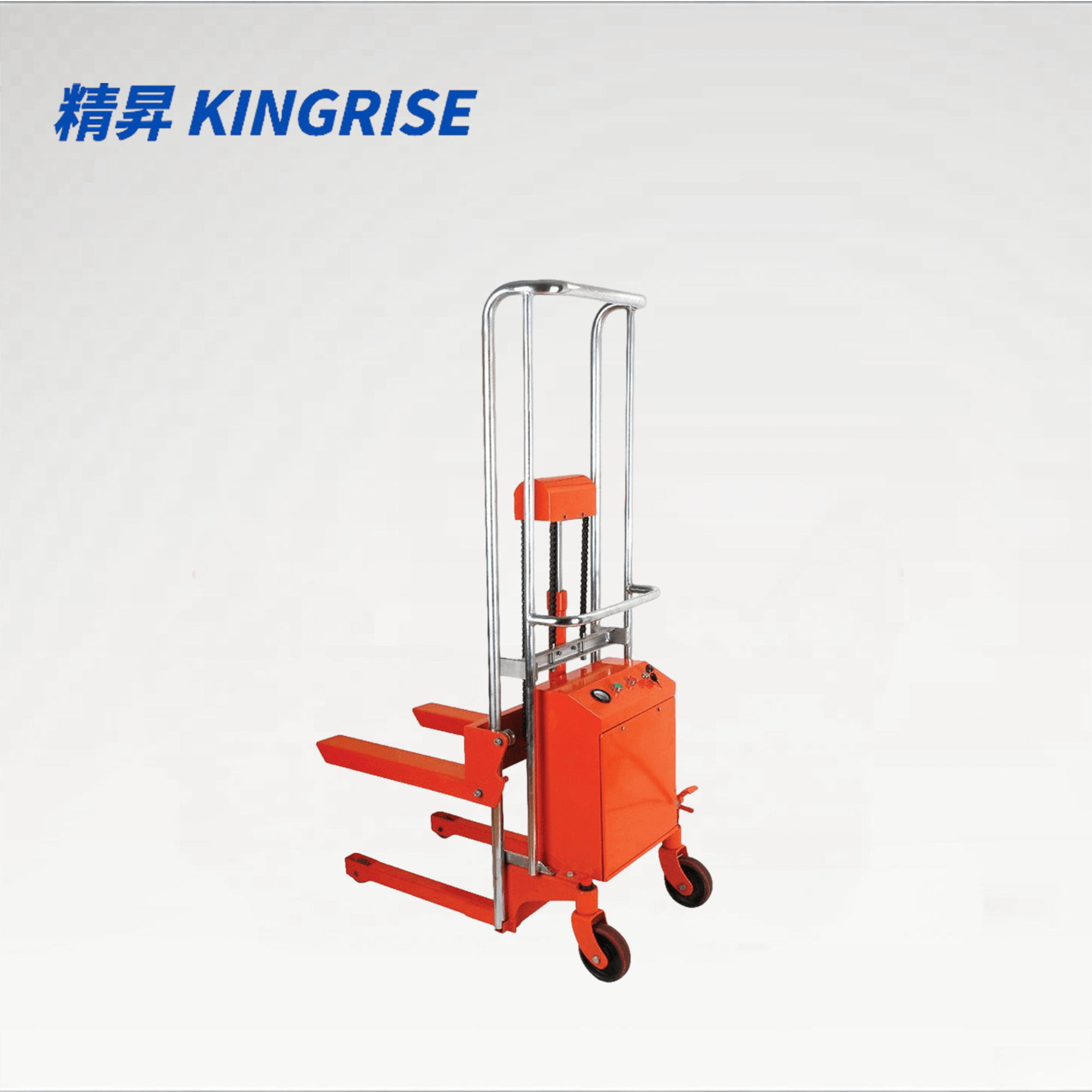 ETF40 电动堆垛机，载重 400 公斤 | 电动升降高度 1100–1700 毫米 | 工厂直销仓库物料搬运设备