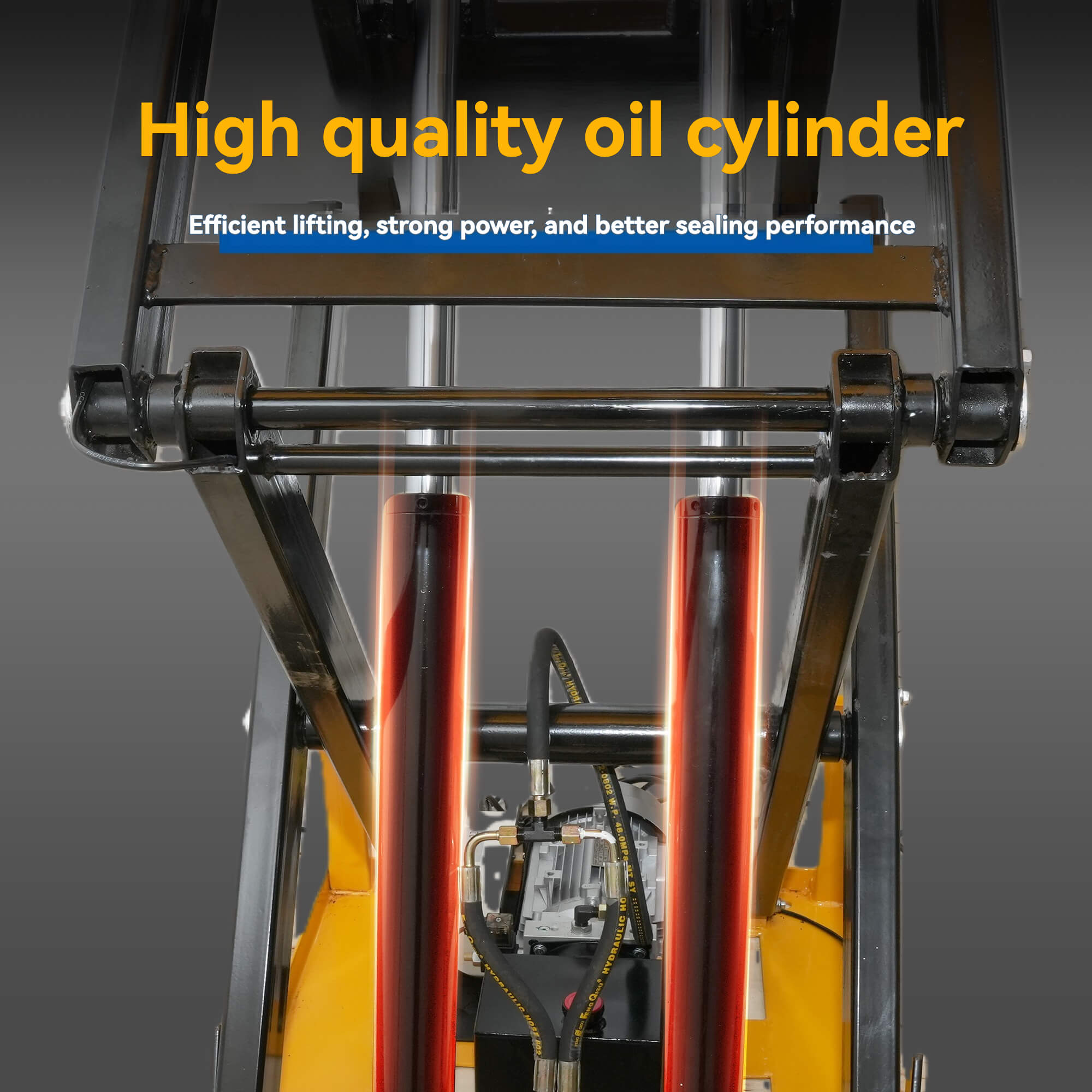 TÜV CE认证液压固定式装载平台，1吨双剪式升降平台，高强度钢CE ISO认证升降平台