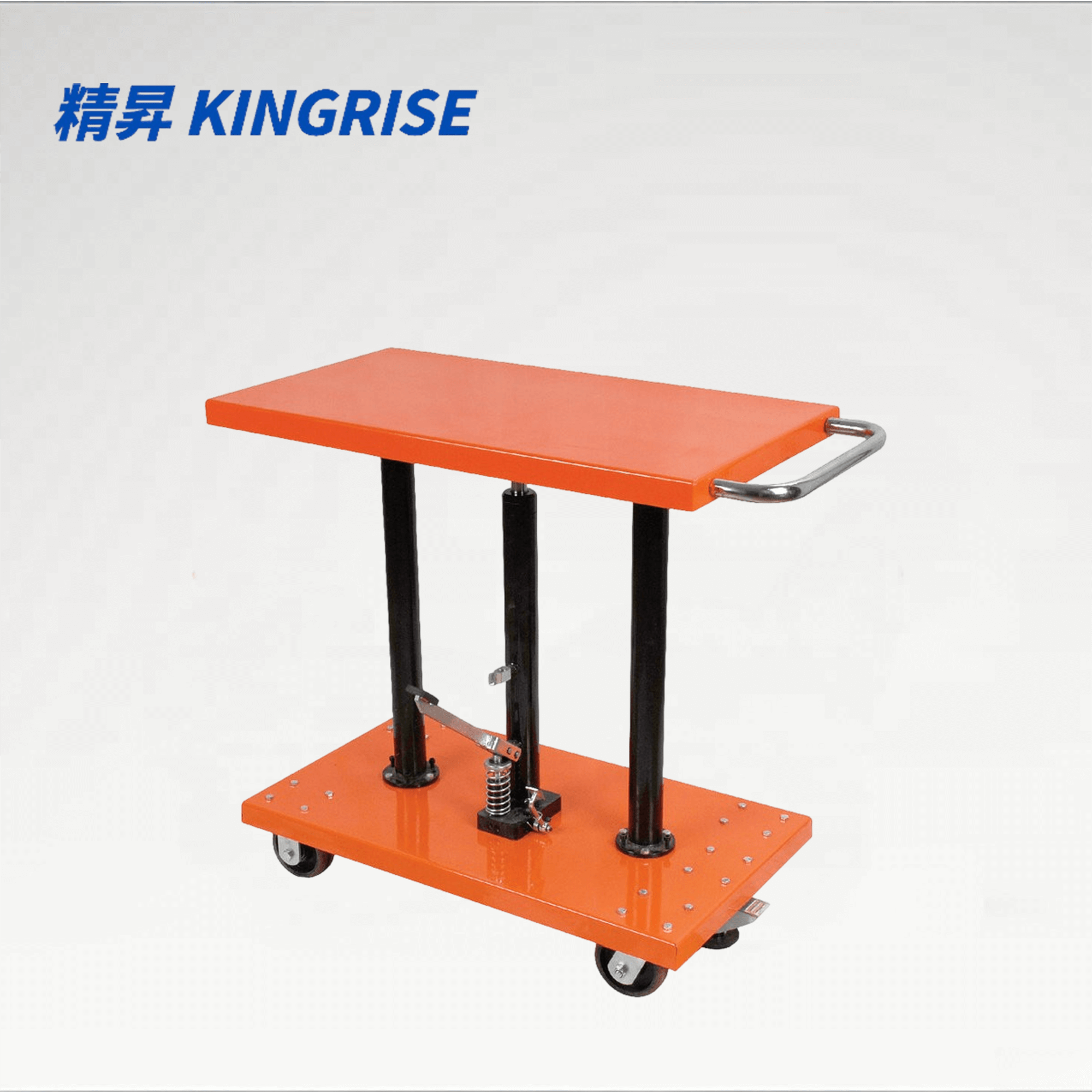 PT-10-2036 Heavy-Duty Manual Hydraulic Lift Table | 1100lb (500kg) Capacity | 20" x 36" Extra Large Platform | Professional Mobile Work Cart