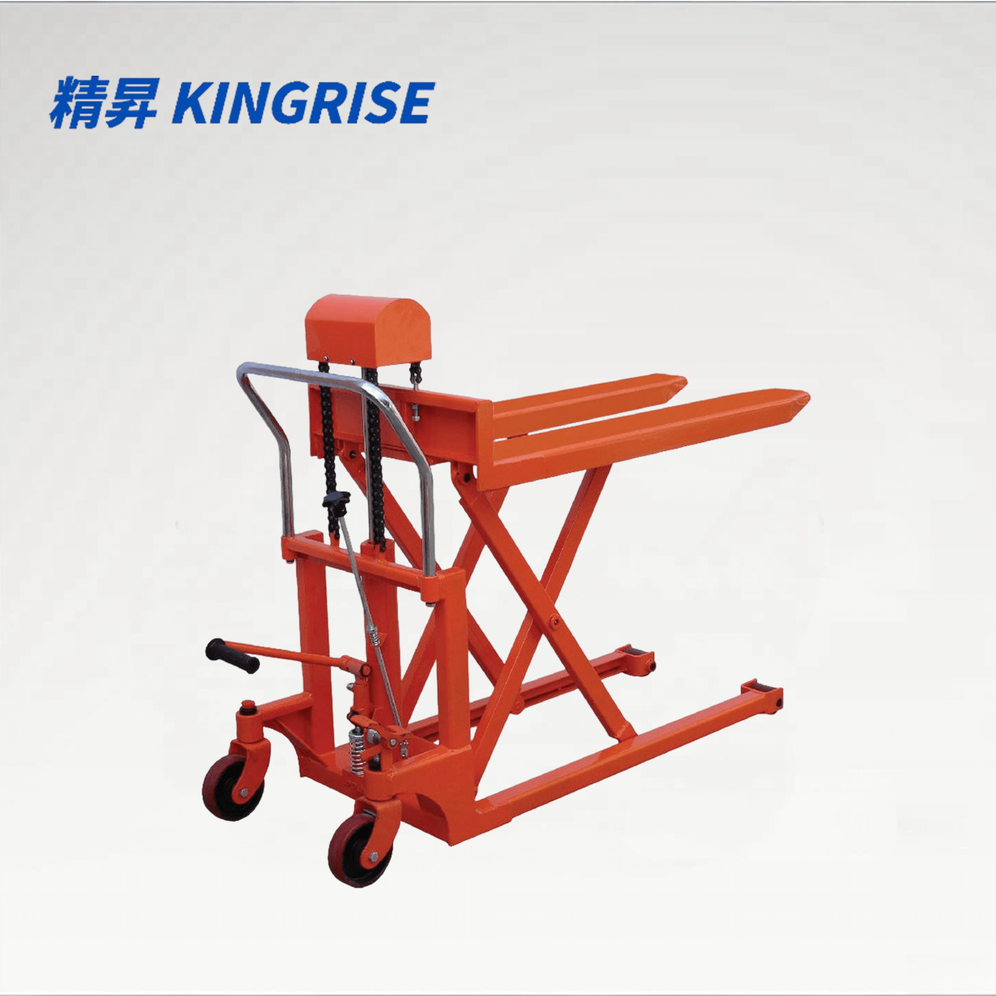 QSD Series High Lift Hydraulic Pallet Jack | 1100lb/2200lb Capacity | 35" Max Lift Height & 43" Forks | Factory Direct Scissor Lift Pallet Truck