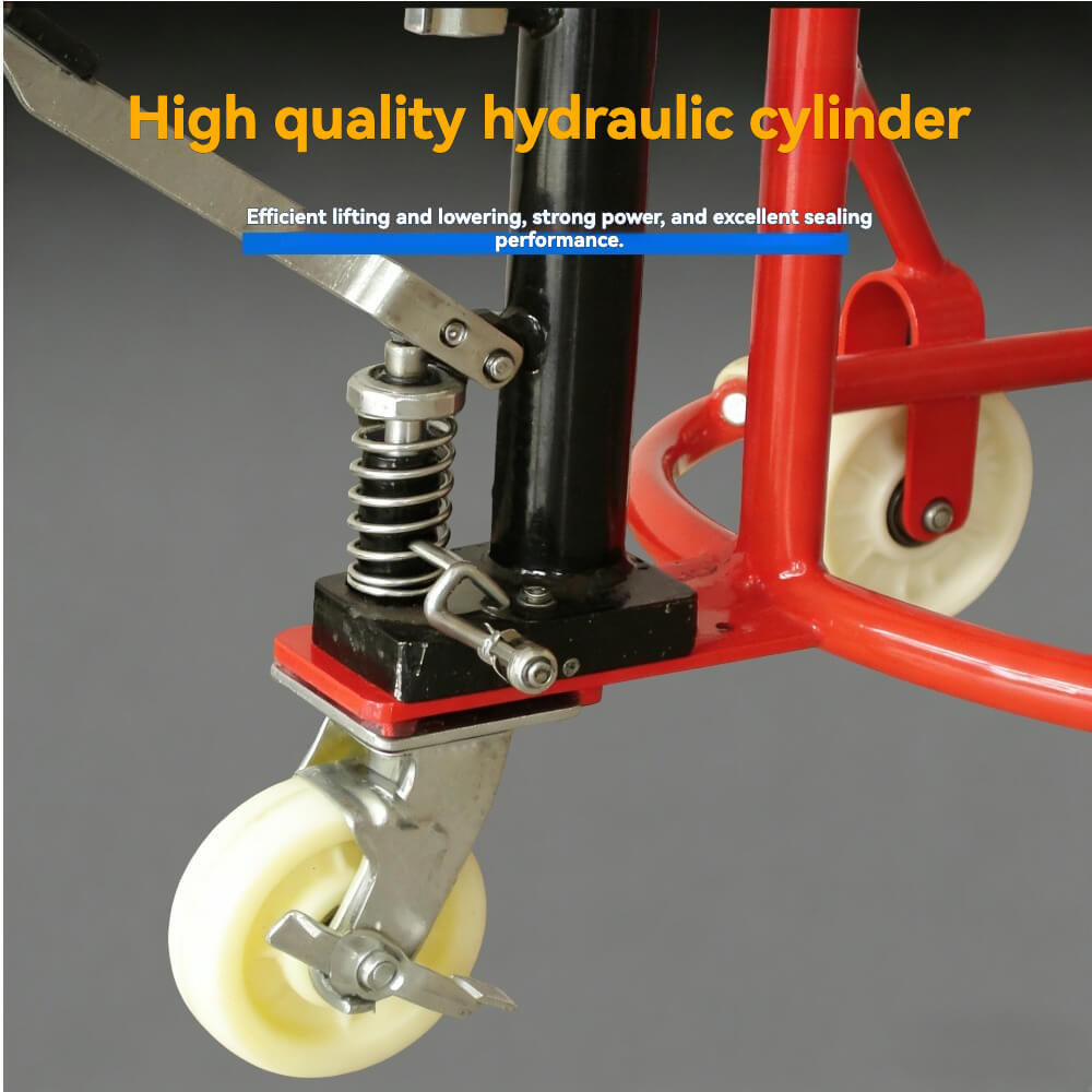 TY 30-2 Manual Hydraulic Drum Truck | 660lb (300kg) Capacity Drum Lifter & Transporter | Eagle-Grip Mobile Drum Handler | Factory Direct