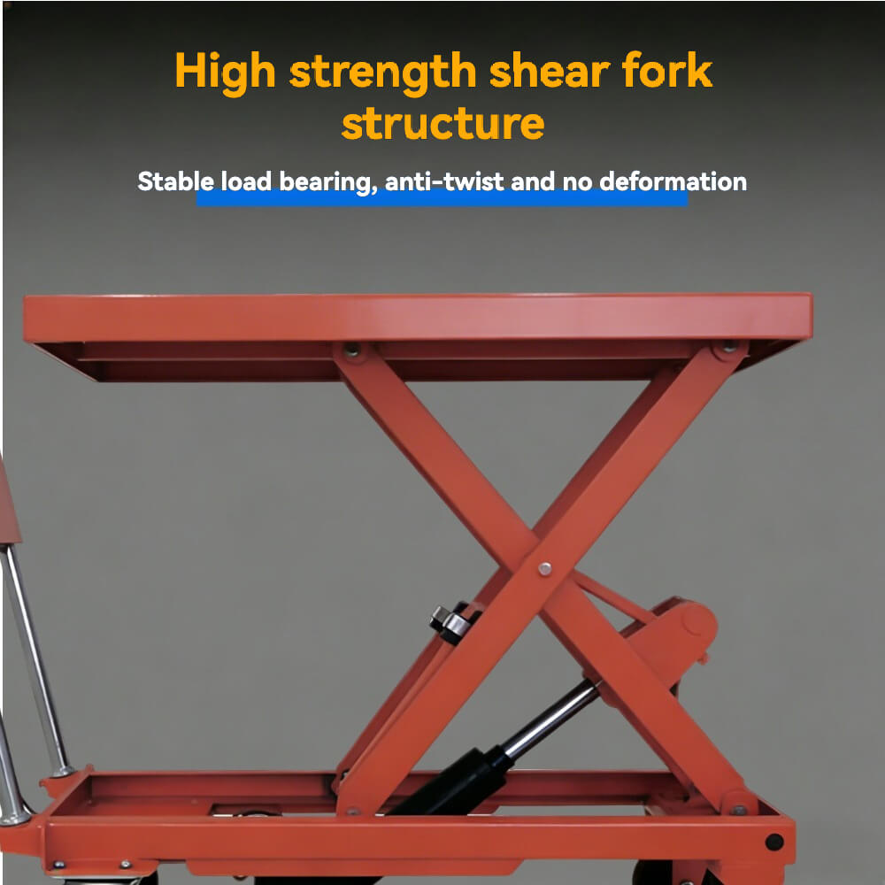 KINGRISE TF 20E Full Electric Lift Table | 440lb (200kg) Capacity | 34" (0.86m) Elevation | Stable Industrial Mobile Workstation | Electric Material Handling Cart