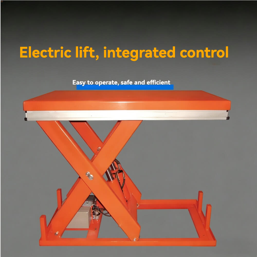 KINGRISE 2-Ton (2000kg) Stationary Electric Hydraulic Lift Table | 1.05m Lift Height | Industrial Grade Scissor Lift Platform | Heavy Duty Freight Lift & Material Transfer