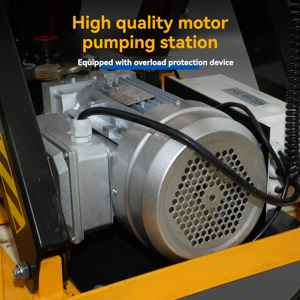 ETY Series Electric Lift Platform 1000/1500/2000kg Load 85mm Minimum Height Multi-Size Worktable Industrial Lifting Cart