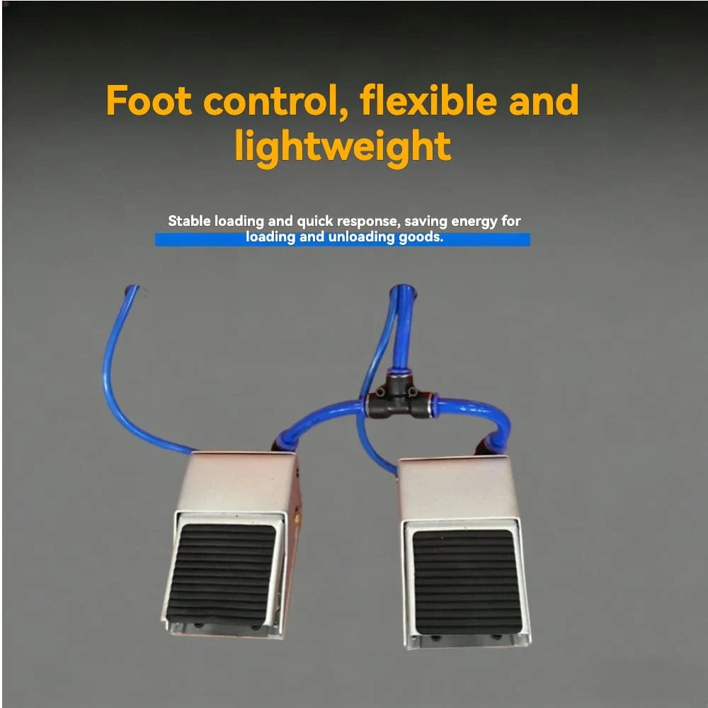 High efficiency pneumatic air pump | KINGRISE Pneumatic Scissor Lift Table AT10 AT20