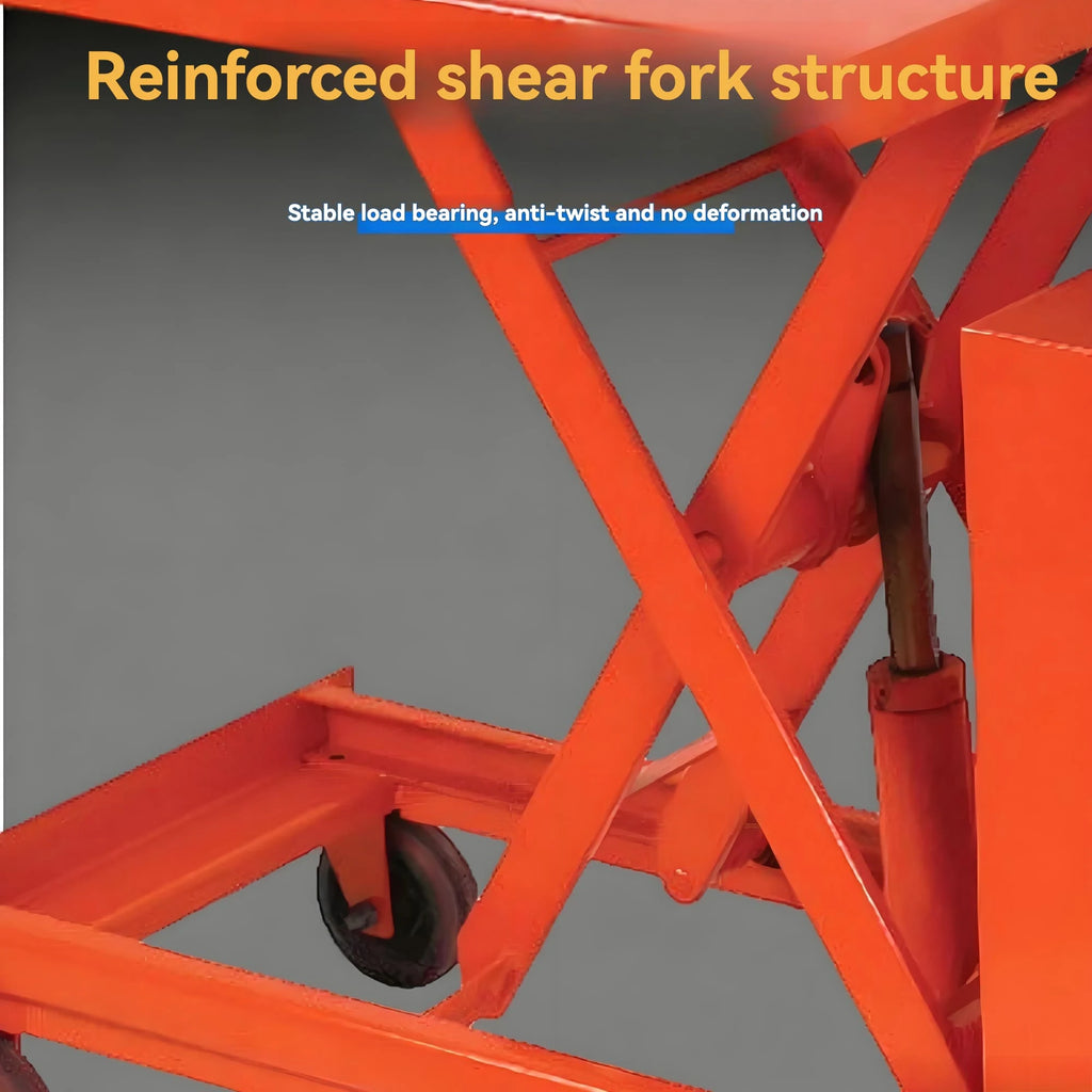 KINGRISE ETF 30 / ETF 50 caster wheels and mobile base detail for warehouse and industrial material handling