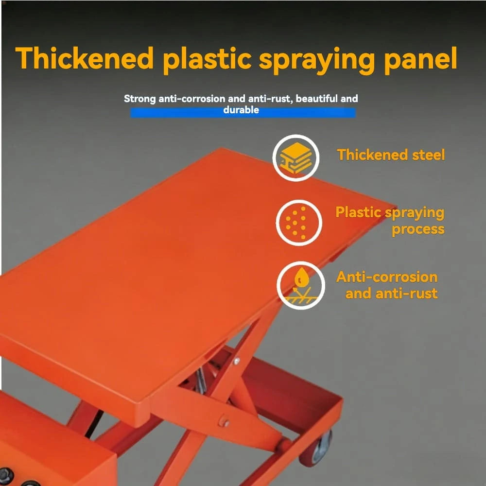 Wear-resistant spraying panel | KINGRISE Heavy Duty Electric Hydraulic Lift Table ETF100D