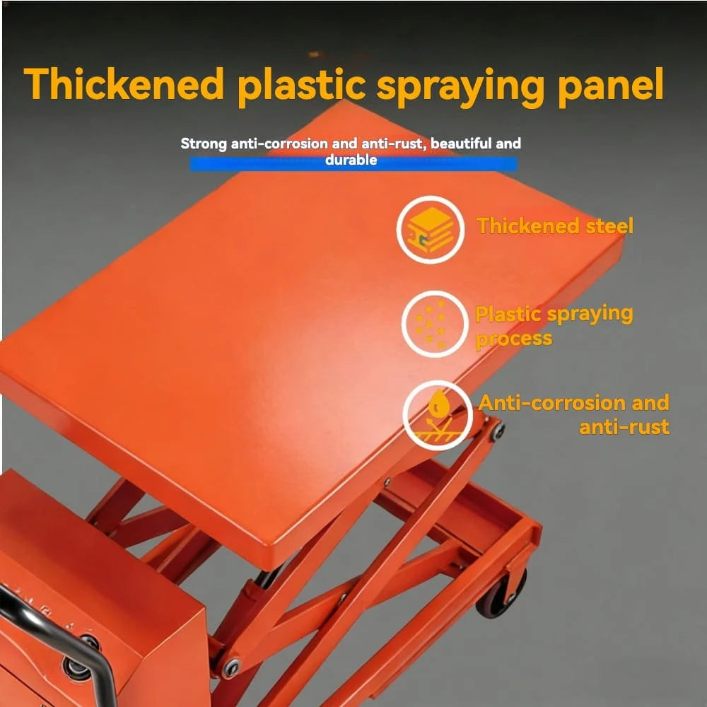 KINGRISE ETF 35 caster wheels and mobile base detail for warehouse and workshop lifting