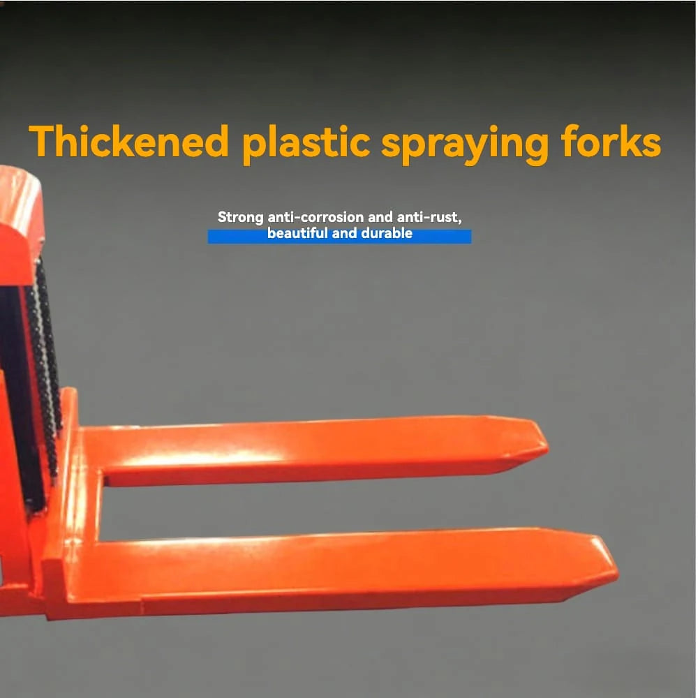 KINGRISE ETF 40-11 / ETF 40-13 / ETF 40-15 / ETF 40-17 hydraulic lifting mechanism and frame detail for warehouse and industrial material handling