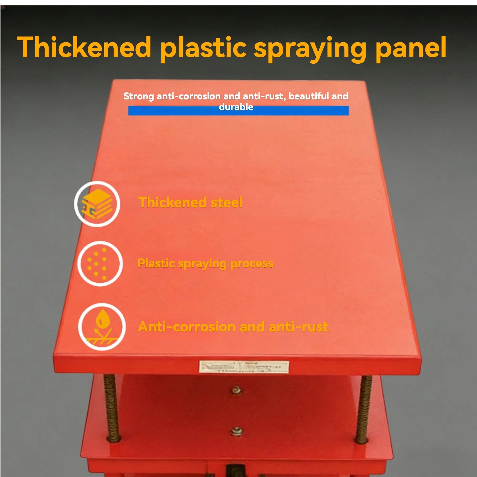 Durable wear-resistant caster wheel | KINGRISE Series 1 Ton Double Deck Lift Table Cart MT2436MT2442_MT3042_MT3048