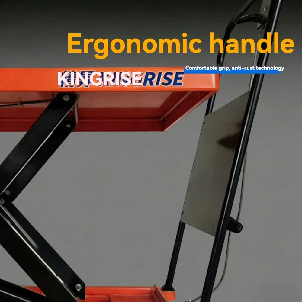 High strength shear fork structure | KINGRISE Manual Hydraulic Lift Table TF 15/15A