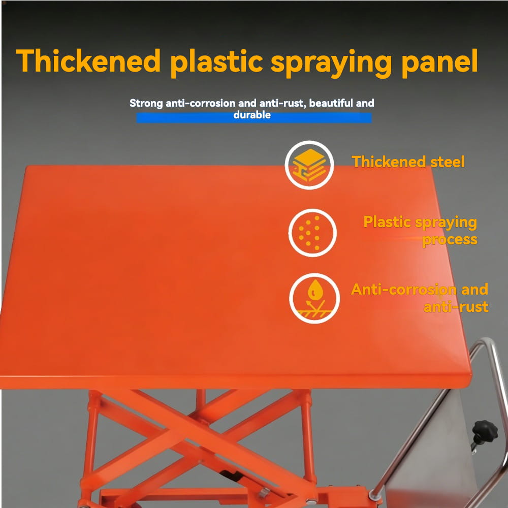 Wear-resistant spraying panel | KINGRISE Vertical Scissor Lift Platform TF10