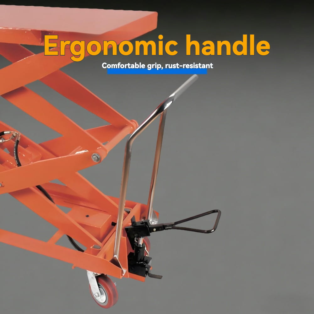 Safe control handle | KINGRISE Heavy Duty High Lift Table TF100SD
