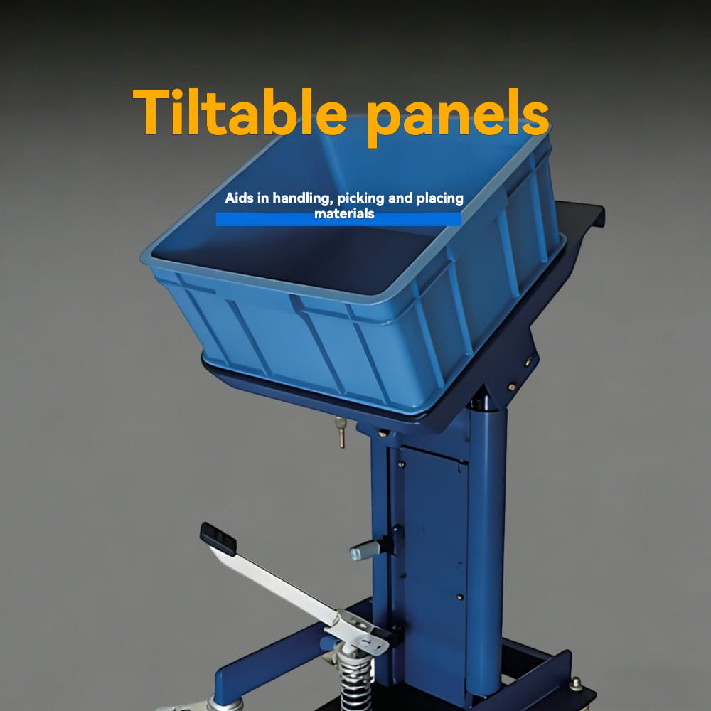 Tiltable Platform | KINGRISE Tilting Platform Manual Hydraulic Lift Table PTK03-1620