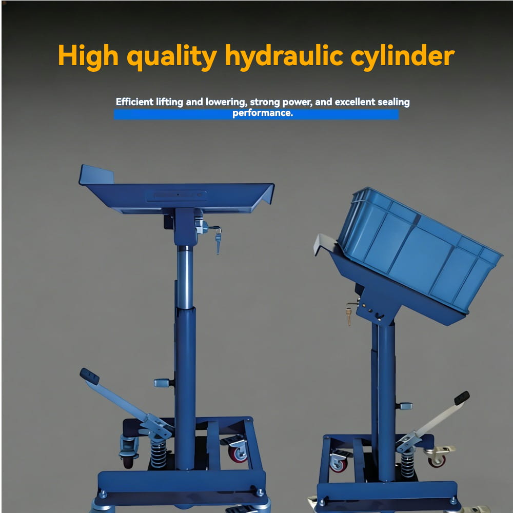 Heavy duty hydraulic cylinder | KINGRISE Tilting Platform Manual Hydraulic Lift Table PTK03-1620