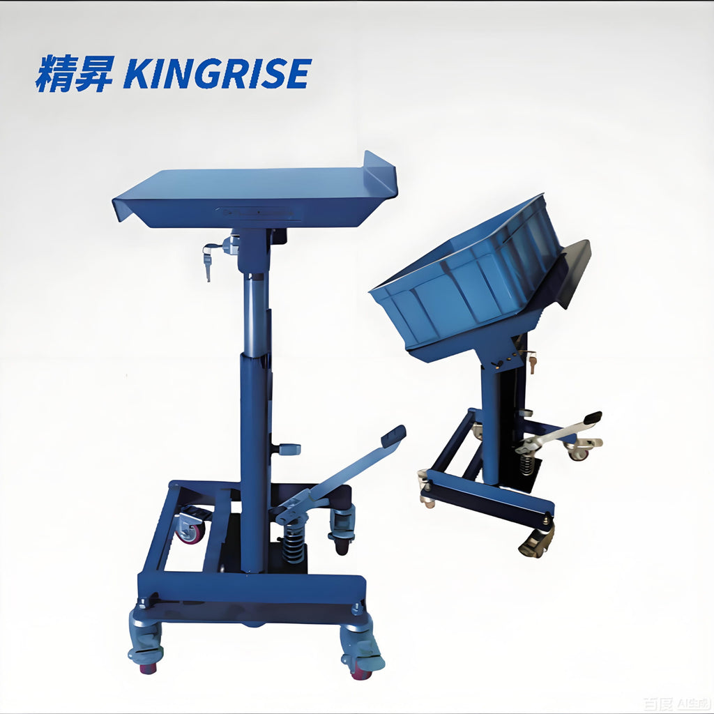 KINGRISE Tilting Platform Manual Hydraulic Lift Table PTK03-1620 for warehouse 
