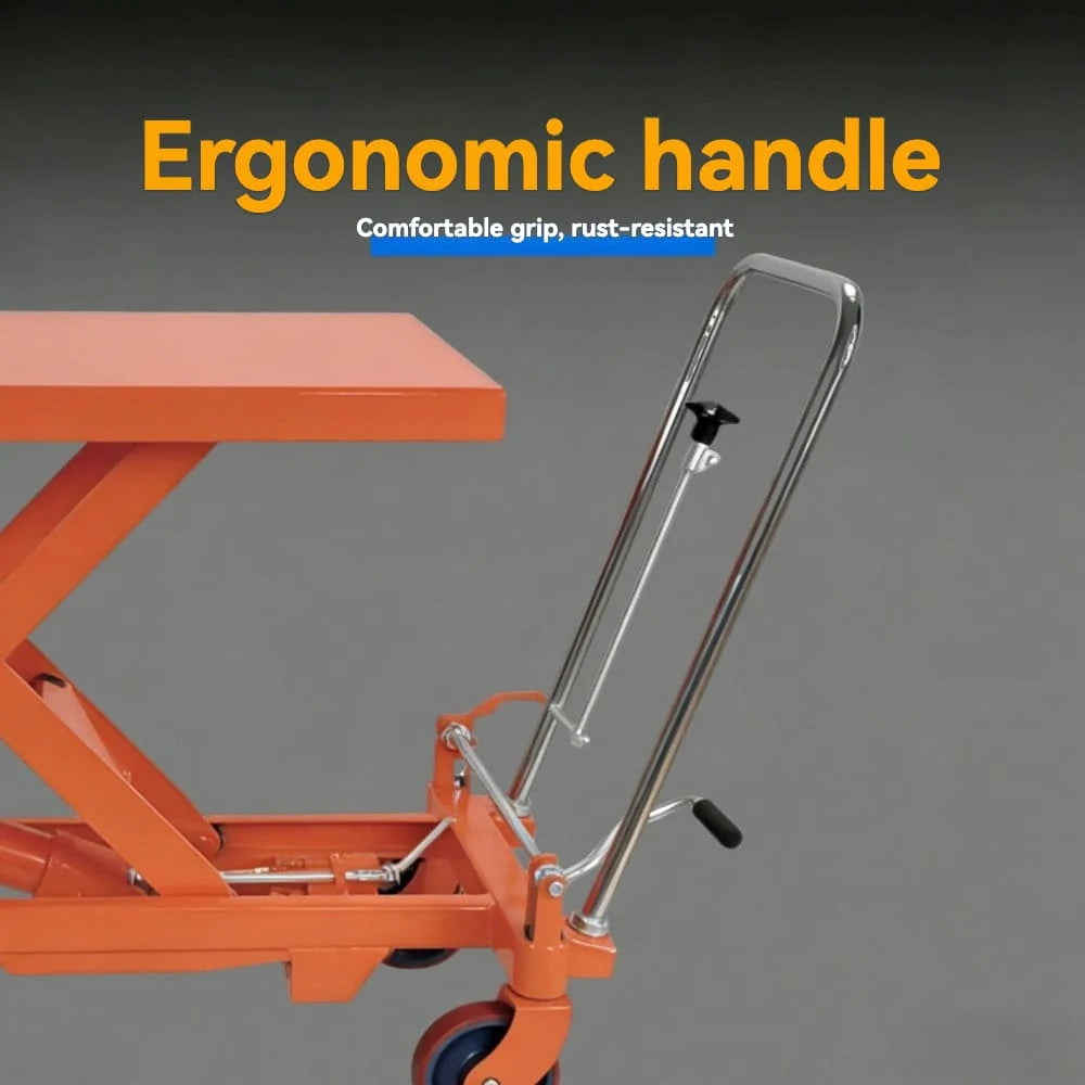 KINGRISE TF 75 / TF 100 platform and scissor structure detail for warehouse and industrial material handling