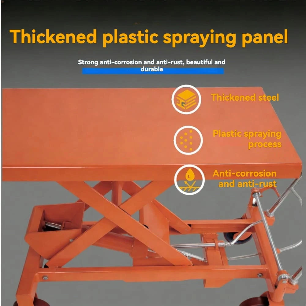 KINGRISE TF 75 / TF 100 operation handle, controls and safety design detail for warehouse and industrial material handling