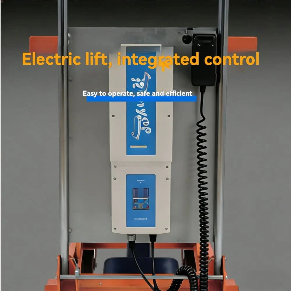 Easy control safety handle | KINGRISE Lightweight Electric Scissor Lift Table TFE10