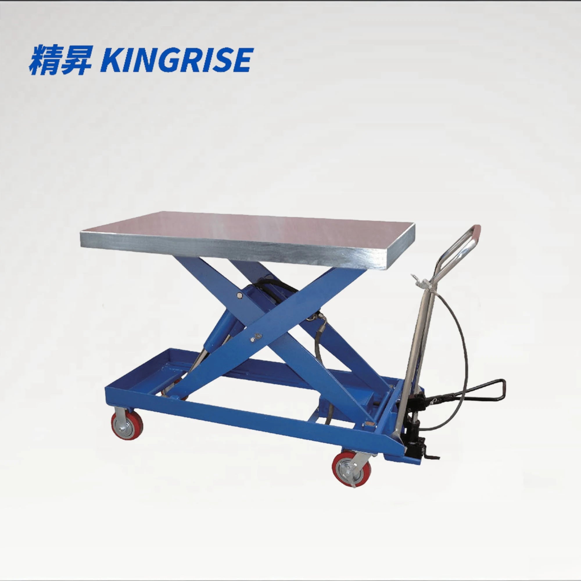 TFY-100D Air Powered Hydraulic Lift Table Cart, 1-Ton (2200 lbs)