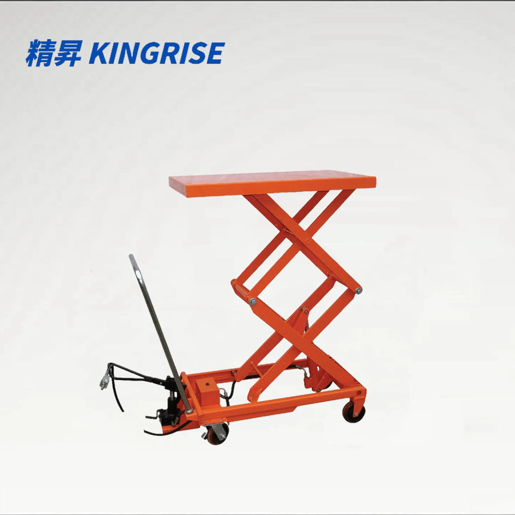 TFY-35 High Lift Air Powered Hydraulic Lift Table Cart, 770 lbs