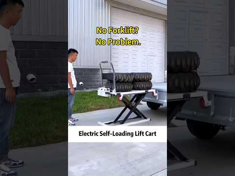 One-Person Loading Revolution Electric Self-Lifting Truck Cart